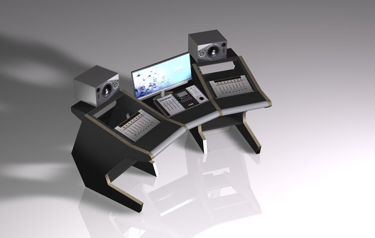 SINGLEDESK 40A black